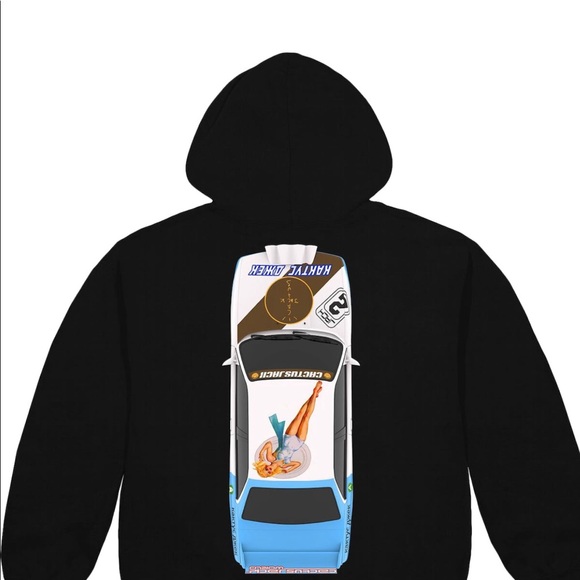 NWT Authentic Travis Scott Jackboys Vehicle Hoodie M - Picture 2 of 4